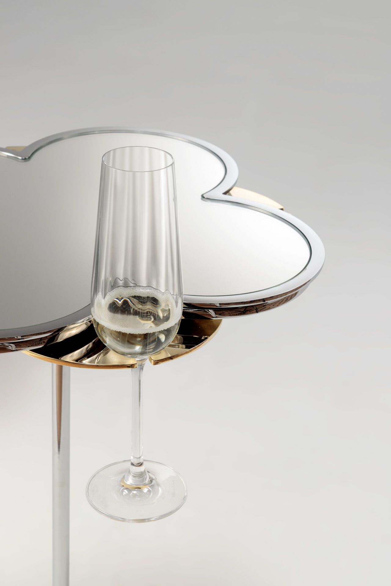 Хромированный металлический журнальный столик REFLEX FIORE 40&55 ARCH-00003907 - Вид №3