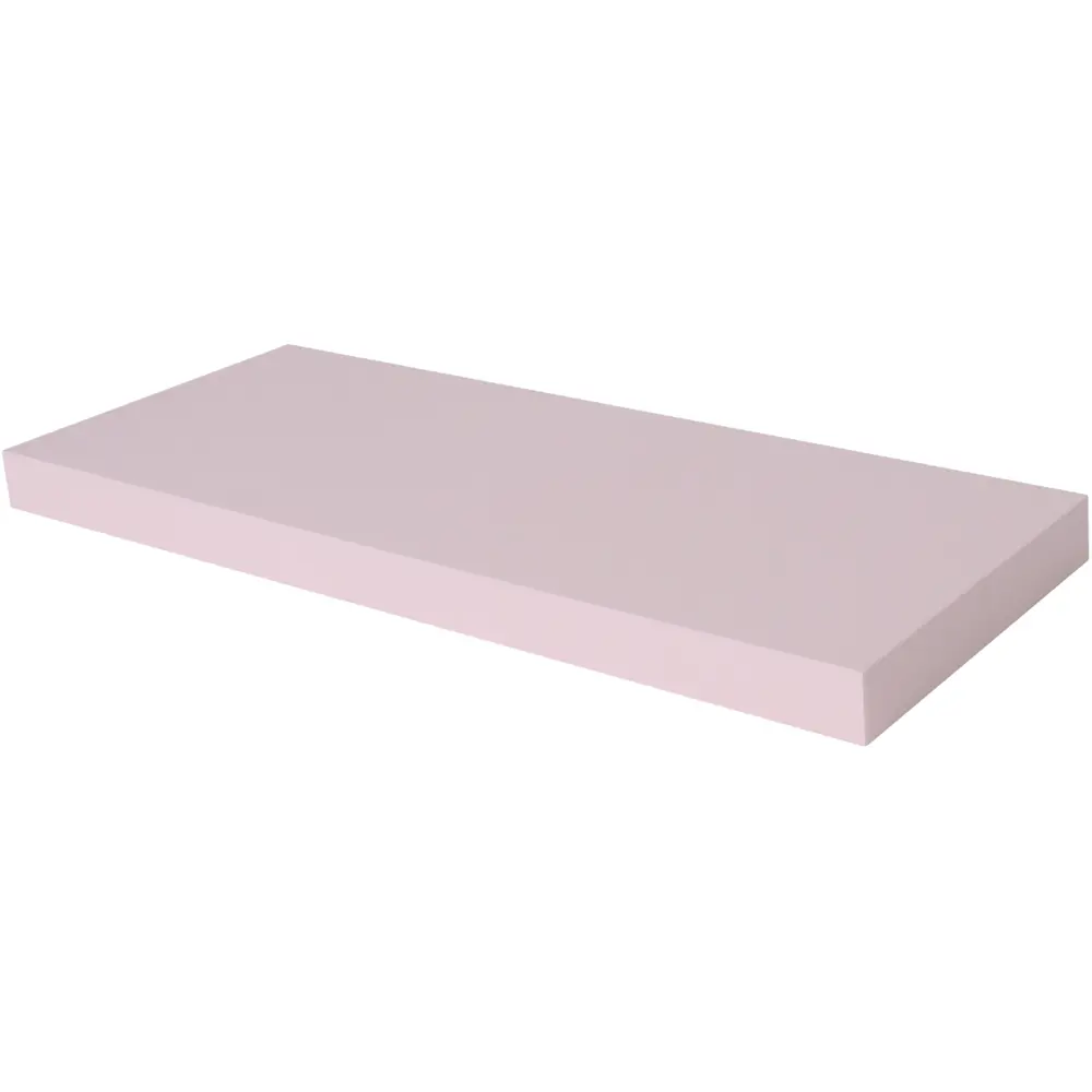 Полка мебельная прямая 80x23.5x3.8 см МДФ цвет розовый 81898814 STLM-2165915 SPACEO 