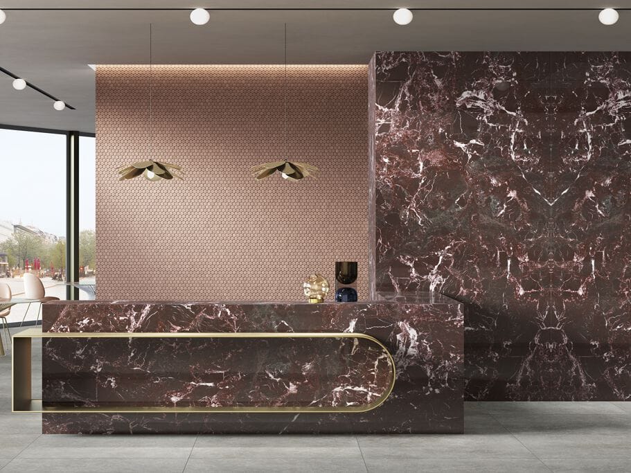 Столешница из керамогранита с мраморным эффектом CERAMICA FONDOVALLE MYTOP ARCH-00027835