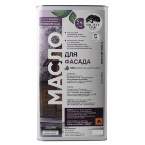 82767833 Масло для фасадов Mighty Oak цвет прозрачно-медовый 5 л