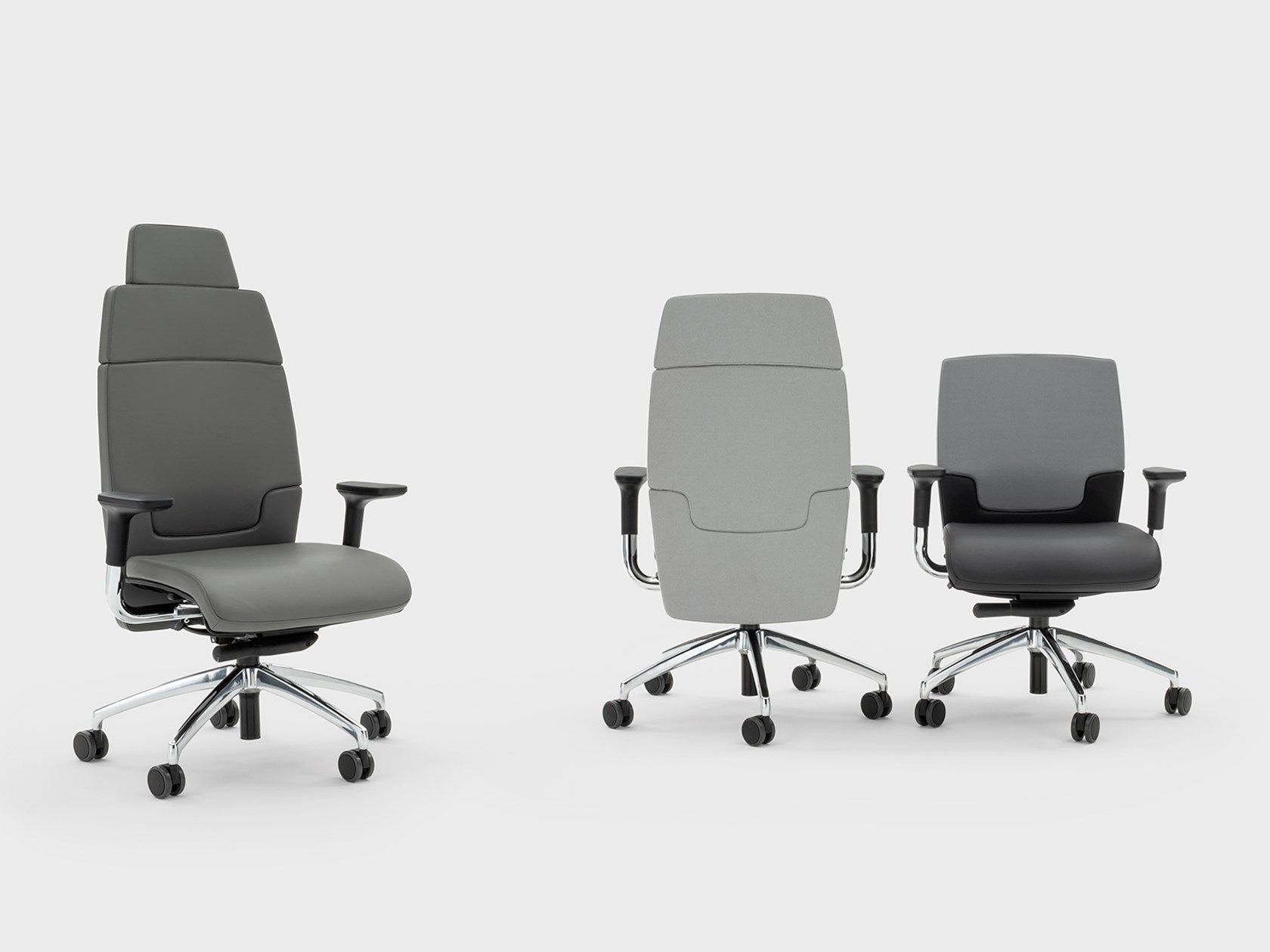 Кожаное офисное кресло с колесами Viganò Madam Office ARCH-00140997 - Вид №1