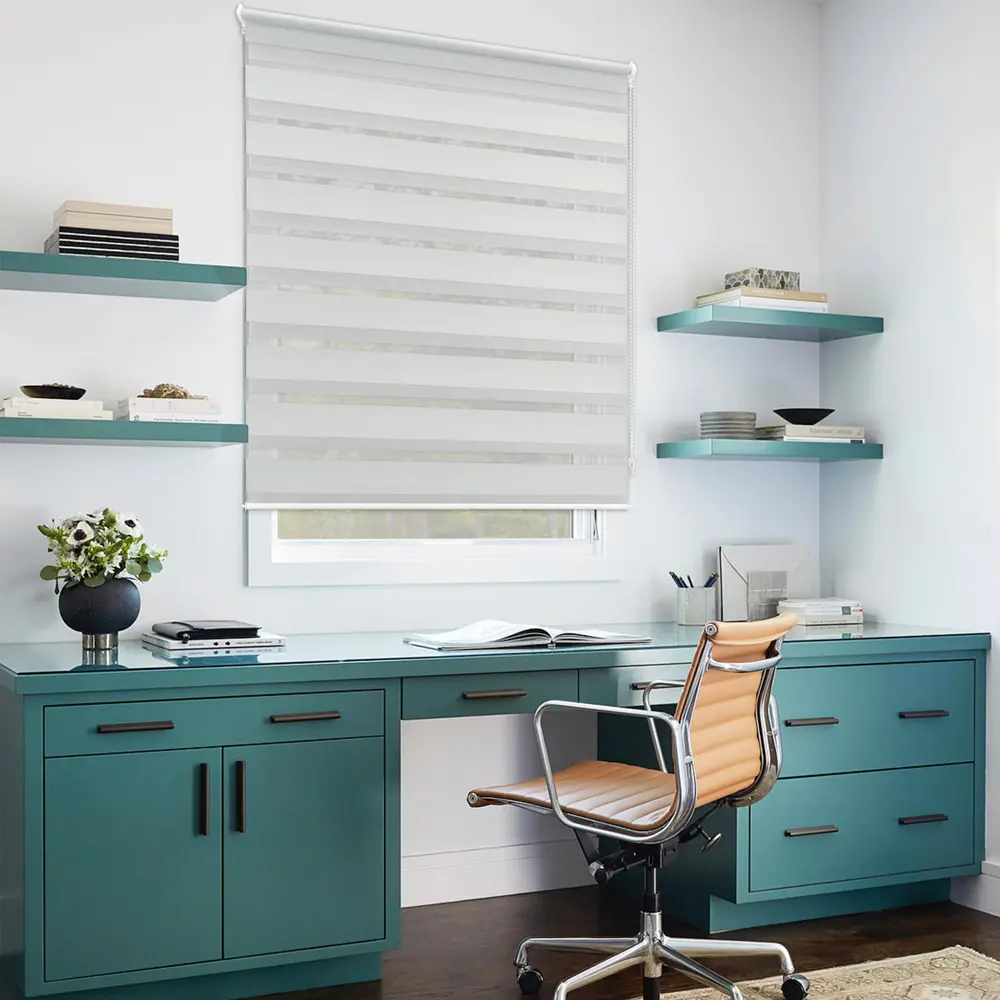 Рулонная штора день-ночь KREAFORTA Peterburg 100x160 см серая 89408607 STLM-1580367 - Вид №5