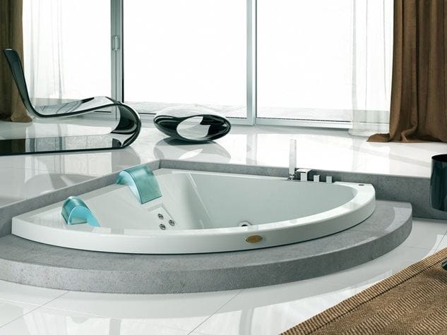Встраиваемая угловая ванна с гидромассажем Jacuzzi® Aquasoul ARCH-00077273