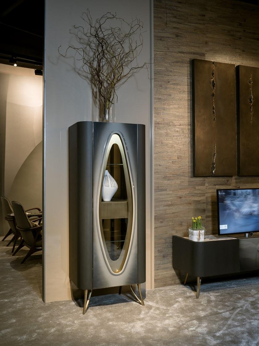 Bellotti Ezio Витрина из лакированного ясеня со встроенной подсветкой Gea 2018-61 - Вид №1