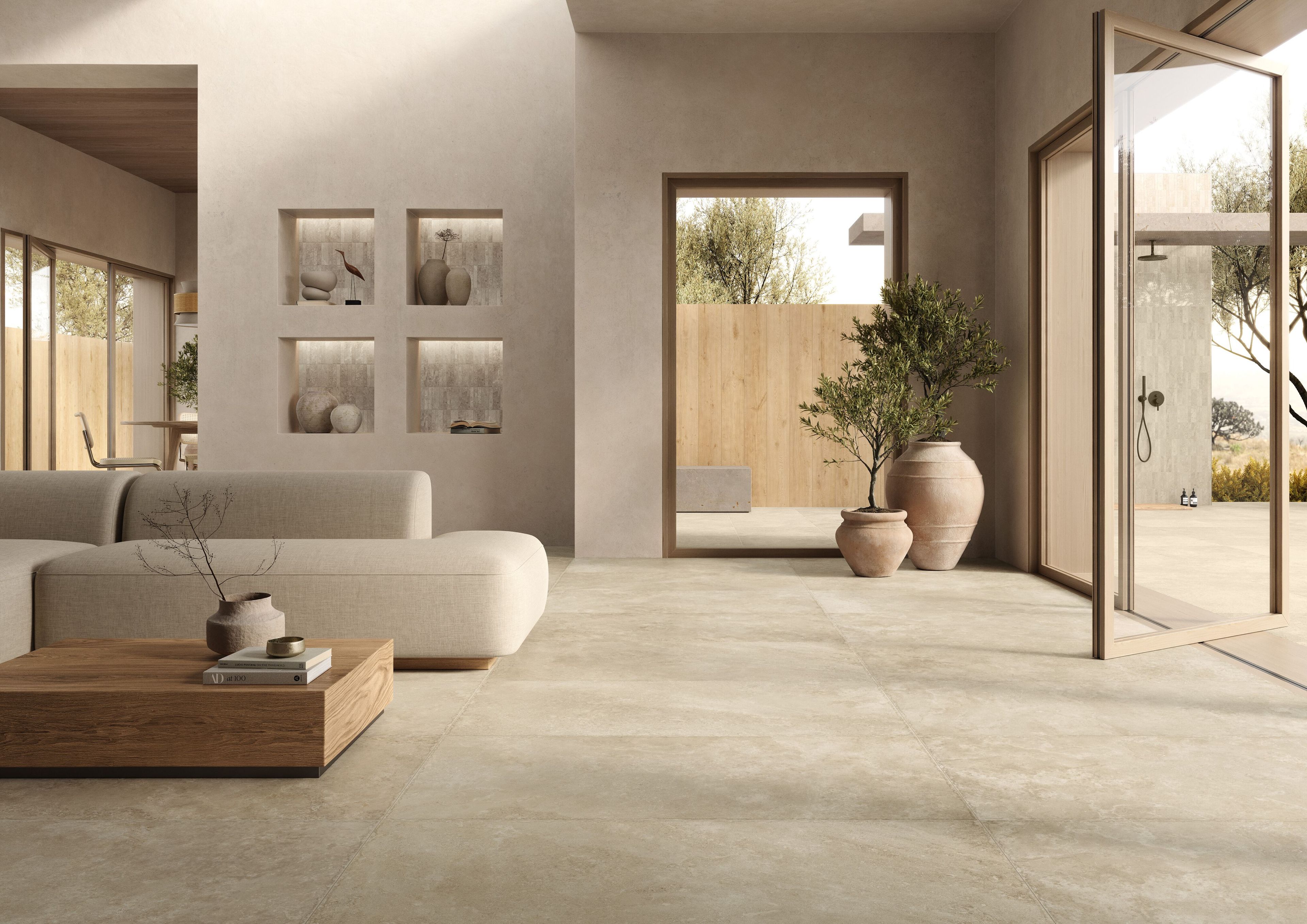 Пол / облицовка из керамогранита с эффектом камня Ceramiche Caesar Histoire ARCH-00148607 - Вид №1