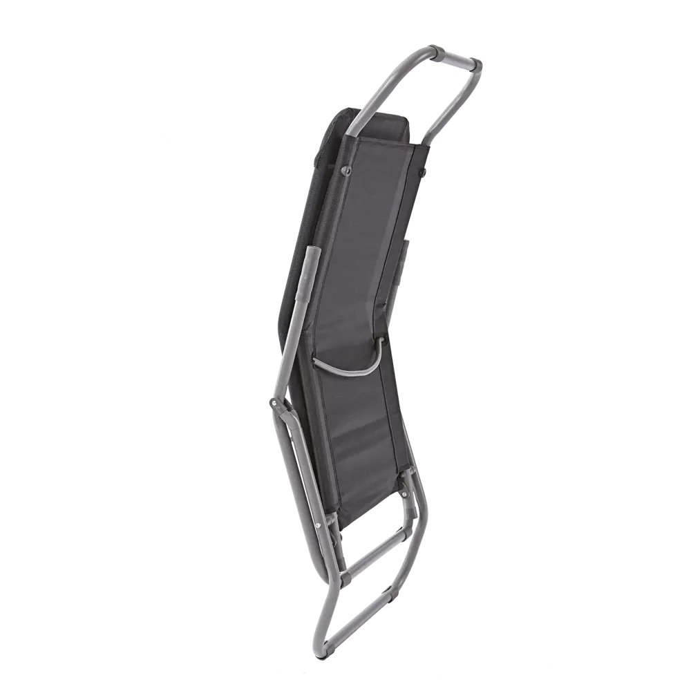 Шезлонг Veia Origami 137х61 см складной сталь/текстиль темно-серый 82232593 STLM-2158735 Santreyd  - Вид №3
