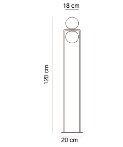 Алебастровый светодиодный торшер Alma light ARCH-00110716 - Вид №4