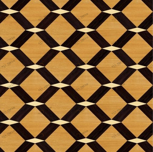 Художественный паркет Da Vinci Щитовой 26-163 Дуб (Гладкая) 500х500 мм 26010163