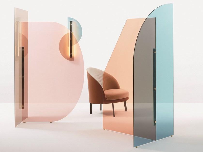 Настенный светильник из цветного стекла Papillon Santreyd sun-id-1490710 - Вид №1