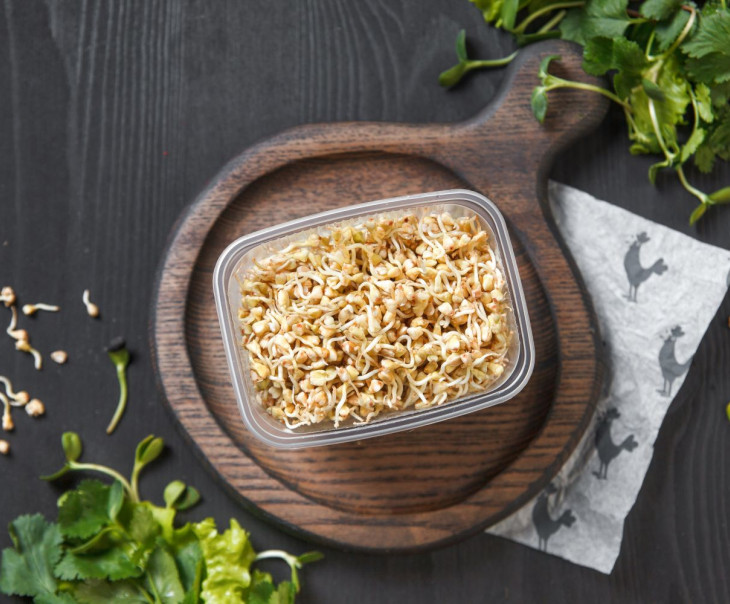 9712 Проростки Гречки зеленой Вкусляндия 