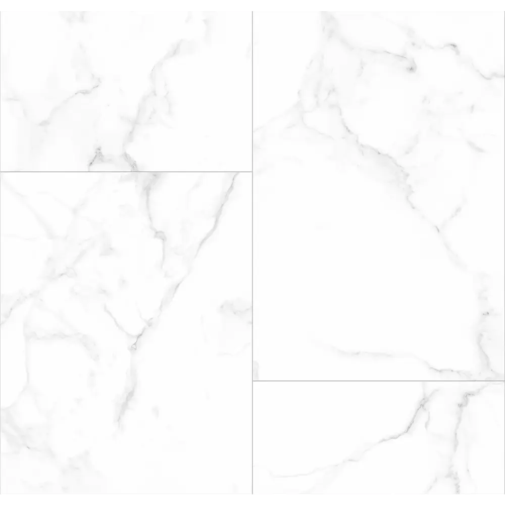Комплект панелей ПВХ белый мрамор 8 мм 2700х375 мм 2.025 м² 2 шт 82257319 STLM-2029657 VENTA 