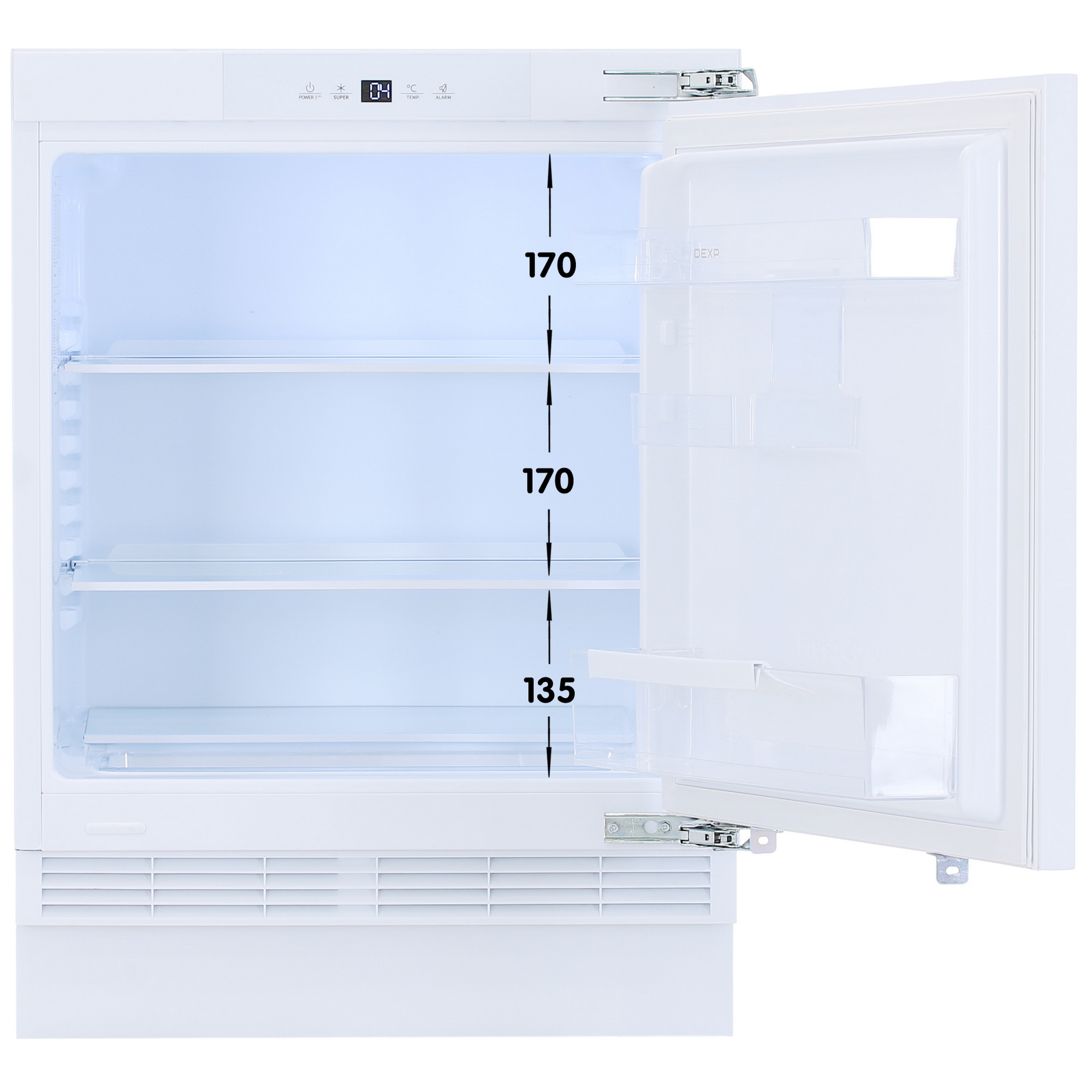 5046618 Встраиваемый холодильник без морозильника  DEXP BIS2-0140AHE STDN-0004174 - Вид №2