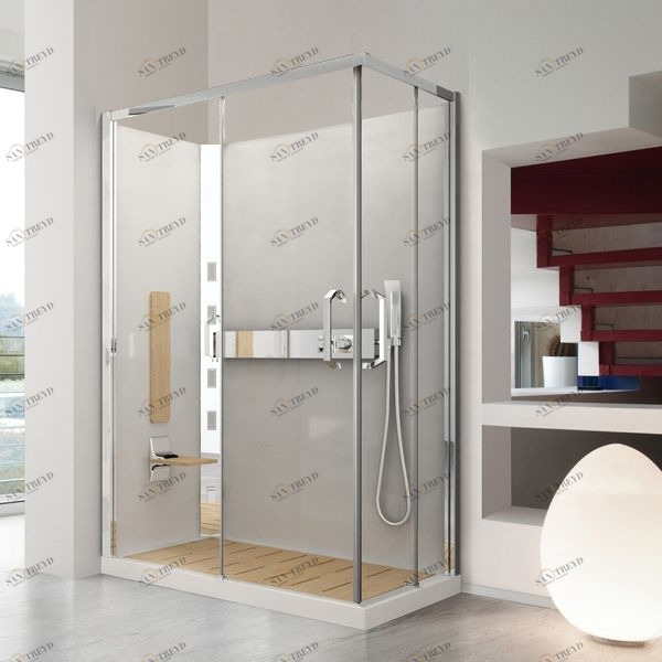 Душевая кабина NEXIS 1 A120x80 HYDRO Novellini NEXIS цвета ясень, с высоким душевым поддоном NEXA129SM11KPNEXA129DM11KP