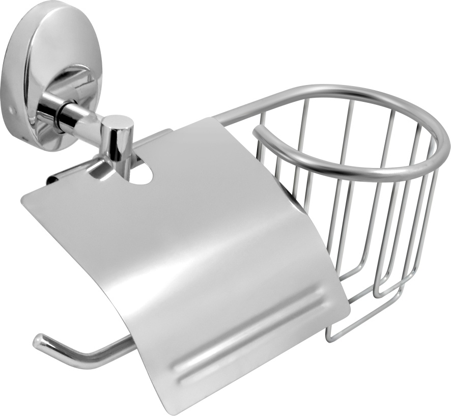 2512.006 Держатель для туалетной бумаги и держатель дезодоранта Solinne 16053 нержав сталь PUFF 