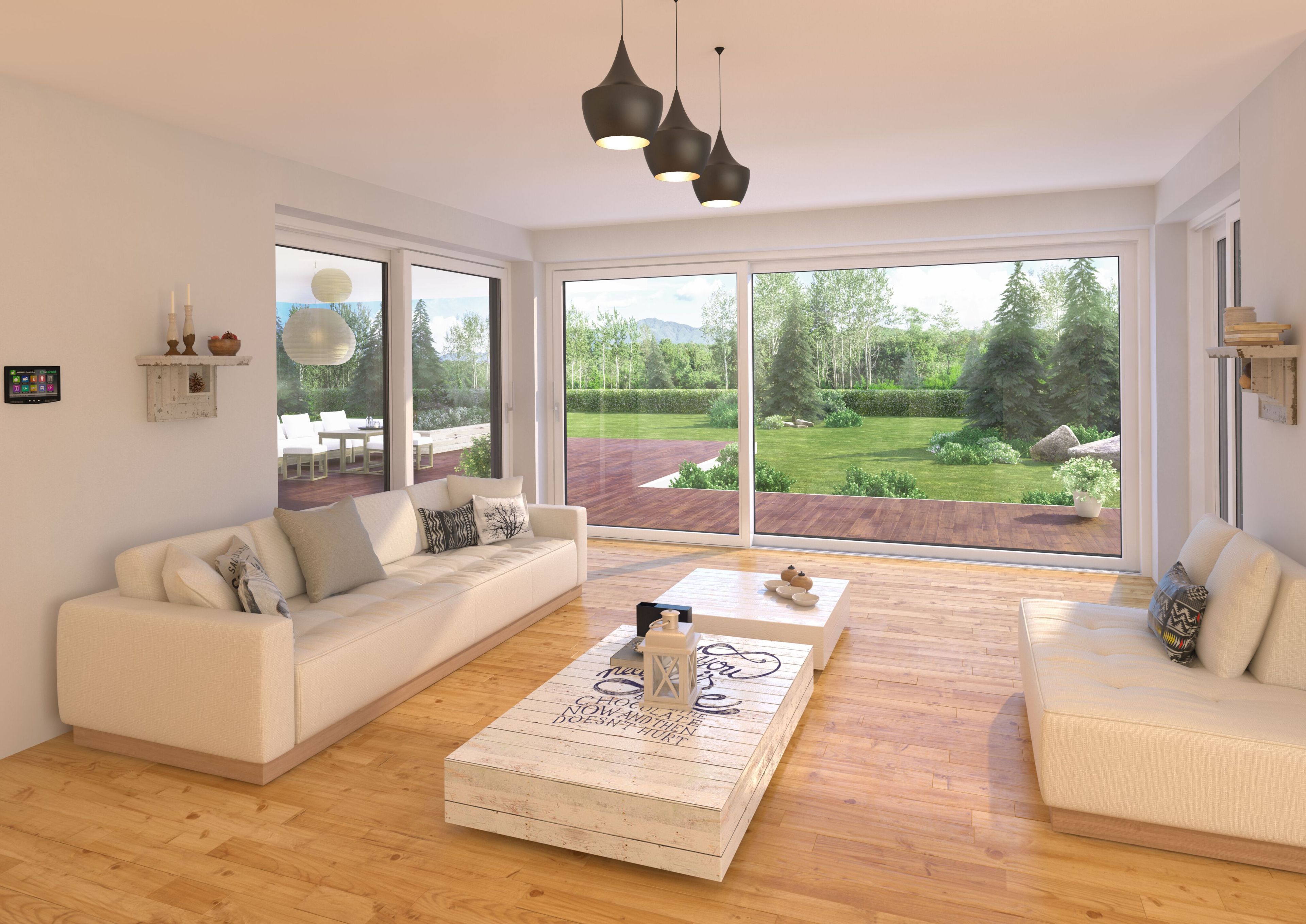 Копланарное раздвижное окно из ПВХ с тройным остеклением Veka VEKAMOTION 82 ARCH-00024433 - Вид №8