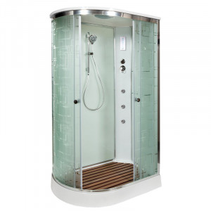 ЕМ4512 R с гидромассажем (гм.) Душевая кабина DETO Серия EM