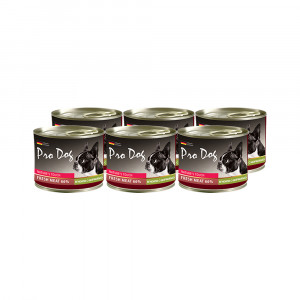 ПР0029865*6 Корм для собак ягненок, морковь конс. 200г (упаковка - 6 шт) PRO DOG