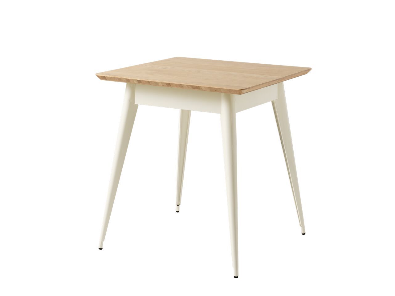 Стальной и деревянный квадратный обеденный стол Tolix T55 / 56 ARCH-00045394 - Вид №2