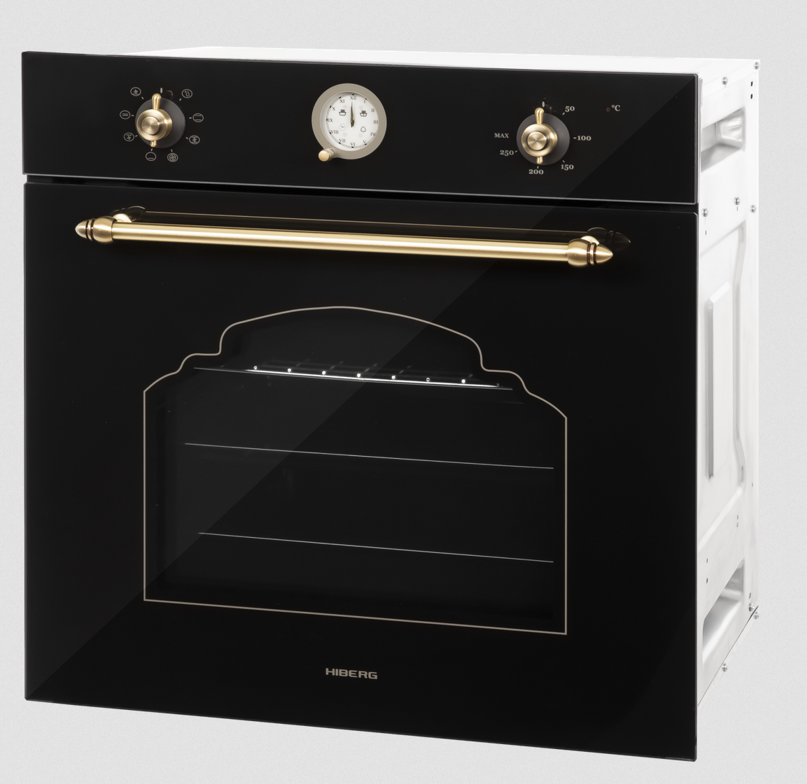 9079292 Электрический духовой шкаф HIBERG VM 6382 BR черный STDN-0037856 - Вид №3