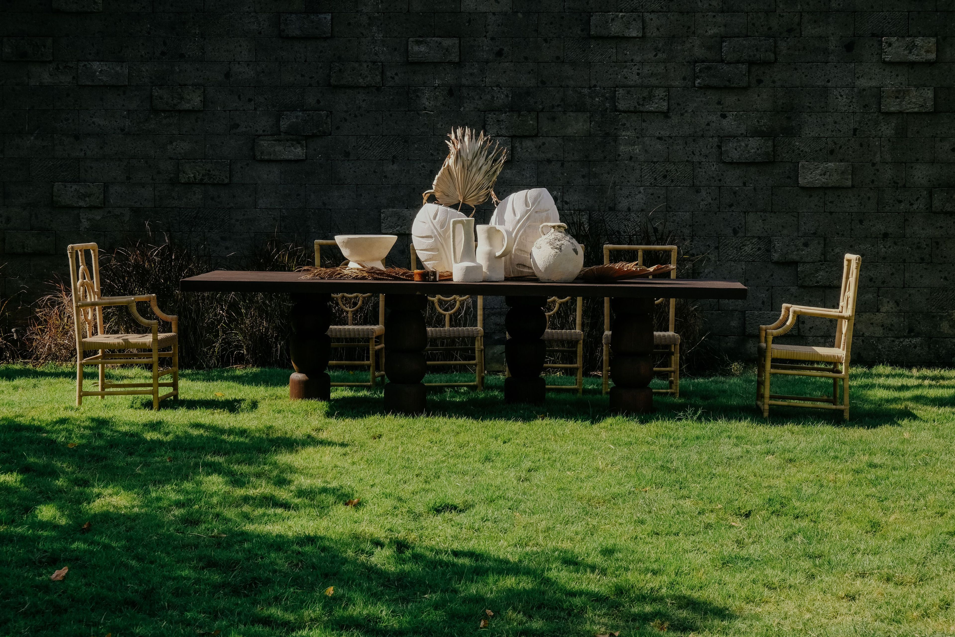 Прямоугольный садовый стол из тикового дерева cbdesign Entasi ARCH-00132538 - Вид №3