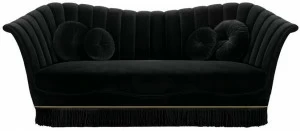 KOKET 3-х местный бархатный диван Caprichosa