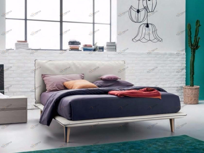 Dall'Agnese Двуспальная кровать с обивкой из ткани Letti imbottiti sun-id-1396316