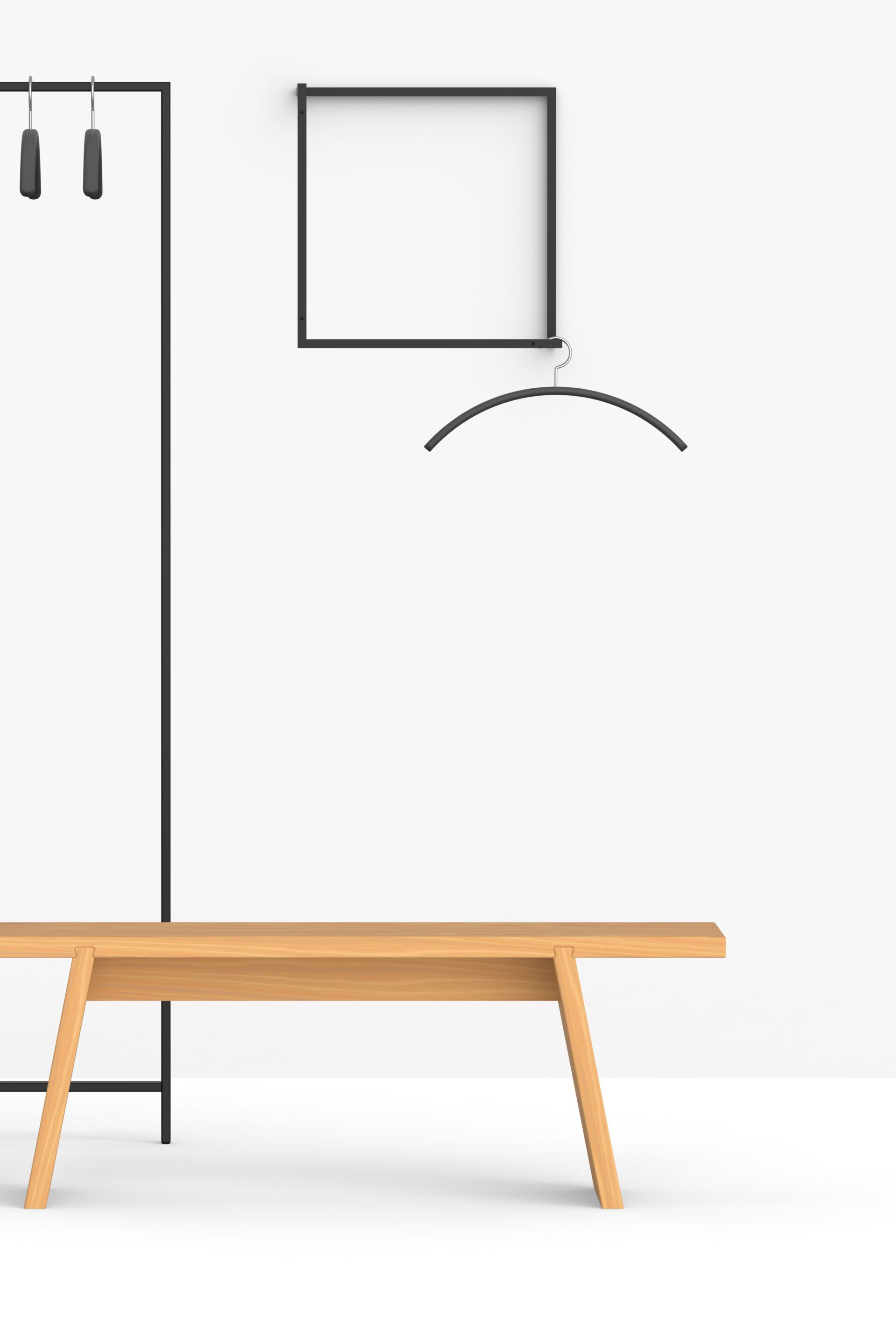 Стальная настенная вешалка с порошковым покрытием FUNCTIONALS рамка ARCH-00079930 - Вид №12