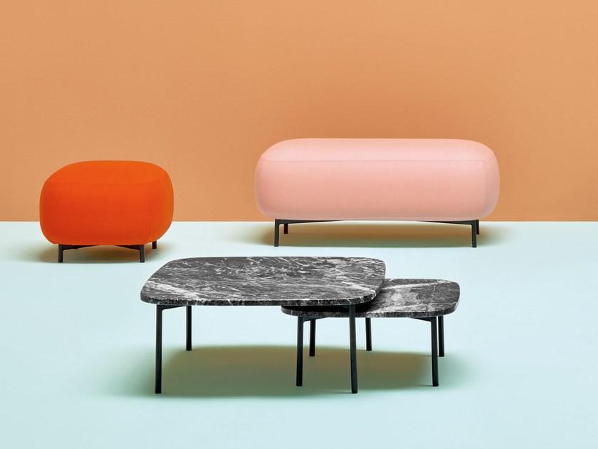 Pedrali Квадратный мраморный журнальный столик Buddy sun-id-1390375 - Вид №8