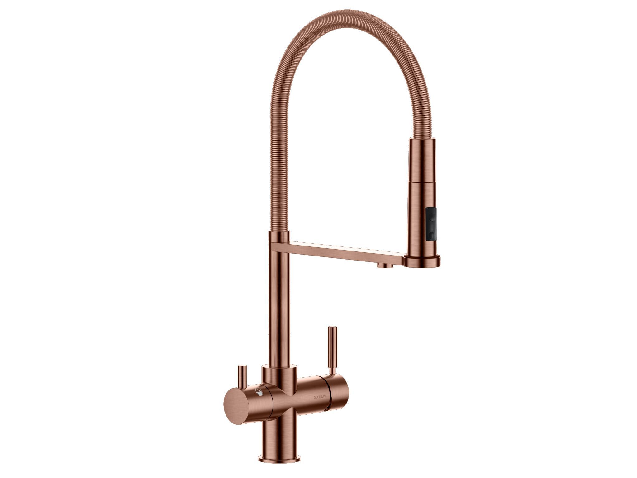 Электронный смеситель для кухни с выдвижным ручным душем GUGLIELMI RUBINETTERIE Pura ARCH-00095866 - Вид №3
