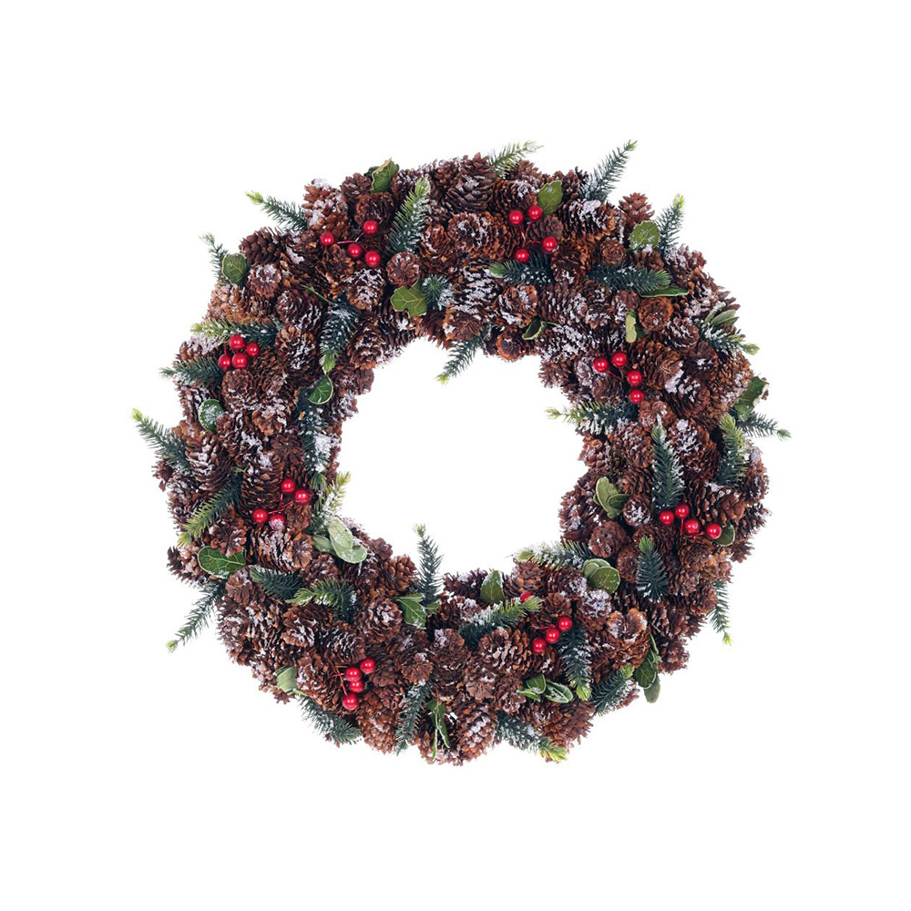 263332 Искусственное растение Новогоднее украшение "Венок" Santreyd 