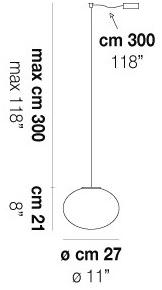 Vetreria Vistosi Подвесной светильник из дутого стекла Lucciola sun-id-1430926 - Вид №14