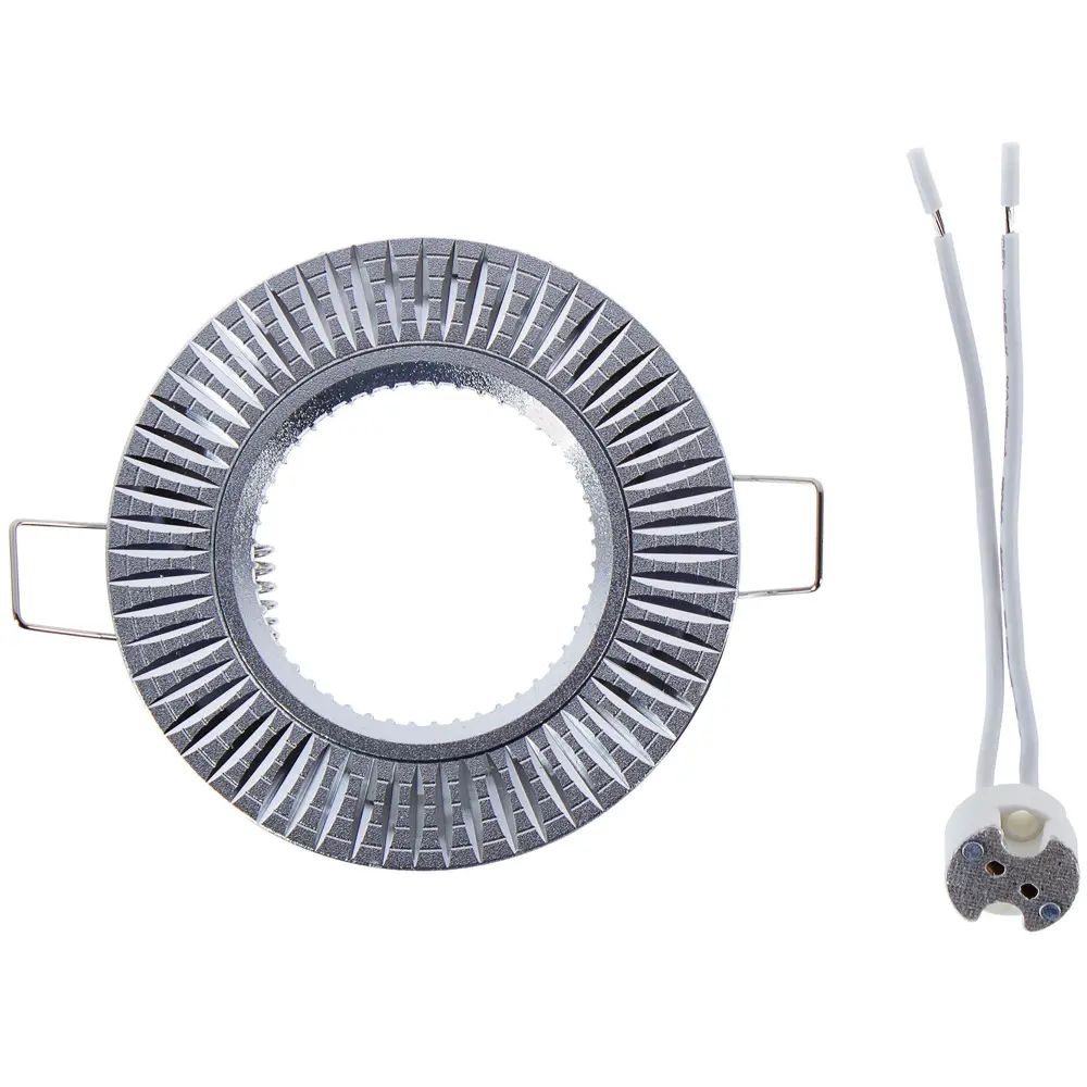 Спот встраиваемый Trattino, GU5.3, 50 Вт, цвет серебро 16521353 STLM-2165133 Elektrostandard  - Вид №1