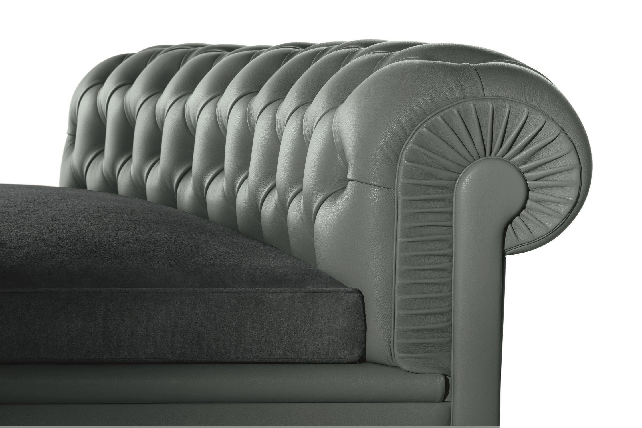 Модульный кожаный диван capitonné Poltrona Frau коллекция - диваны и кресла ARCH-00059740 - Вид №10