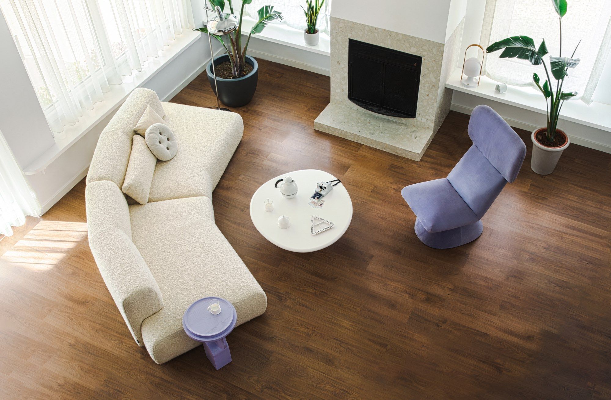 Изогнутый модульный диван из хлопка SANCAL ARCH-00047650 - Вид №3