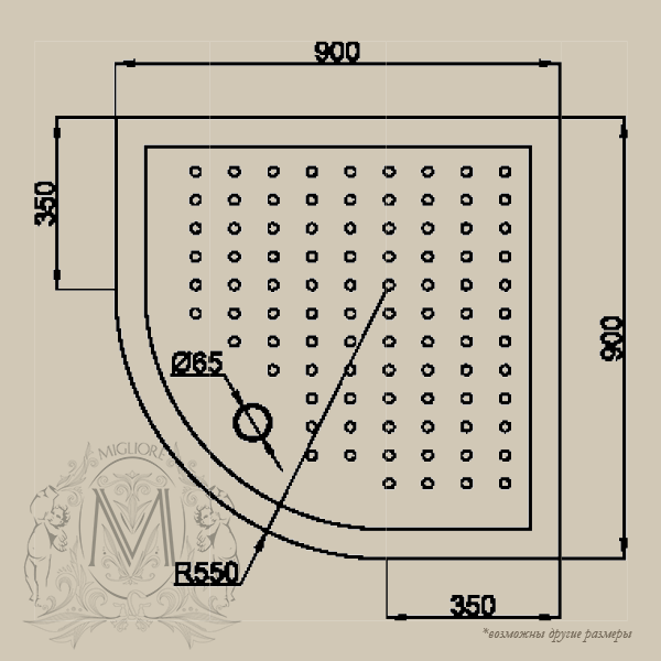 22711 Душевой уголок Migliore Diadema - Вид №3