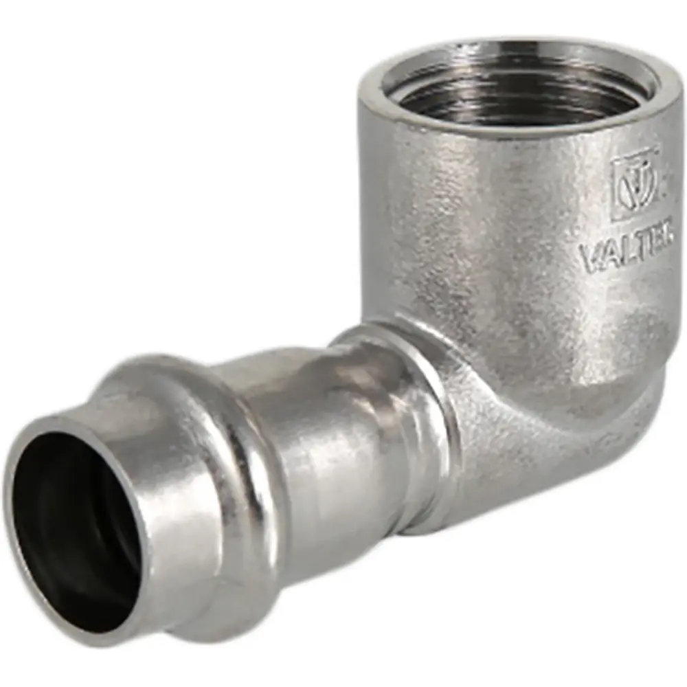 Угол комбинированный 90° Valtec 3/4"x28 мм ВР нержавеющая сталь 82563746 STLM-2130251 