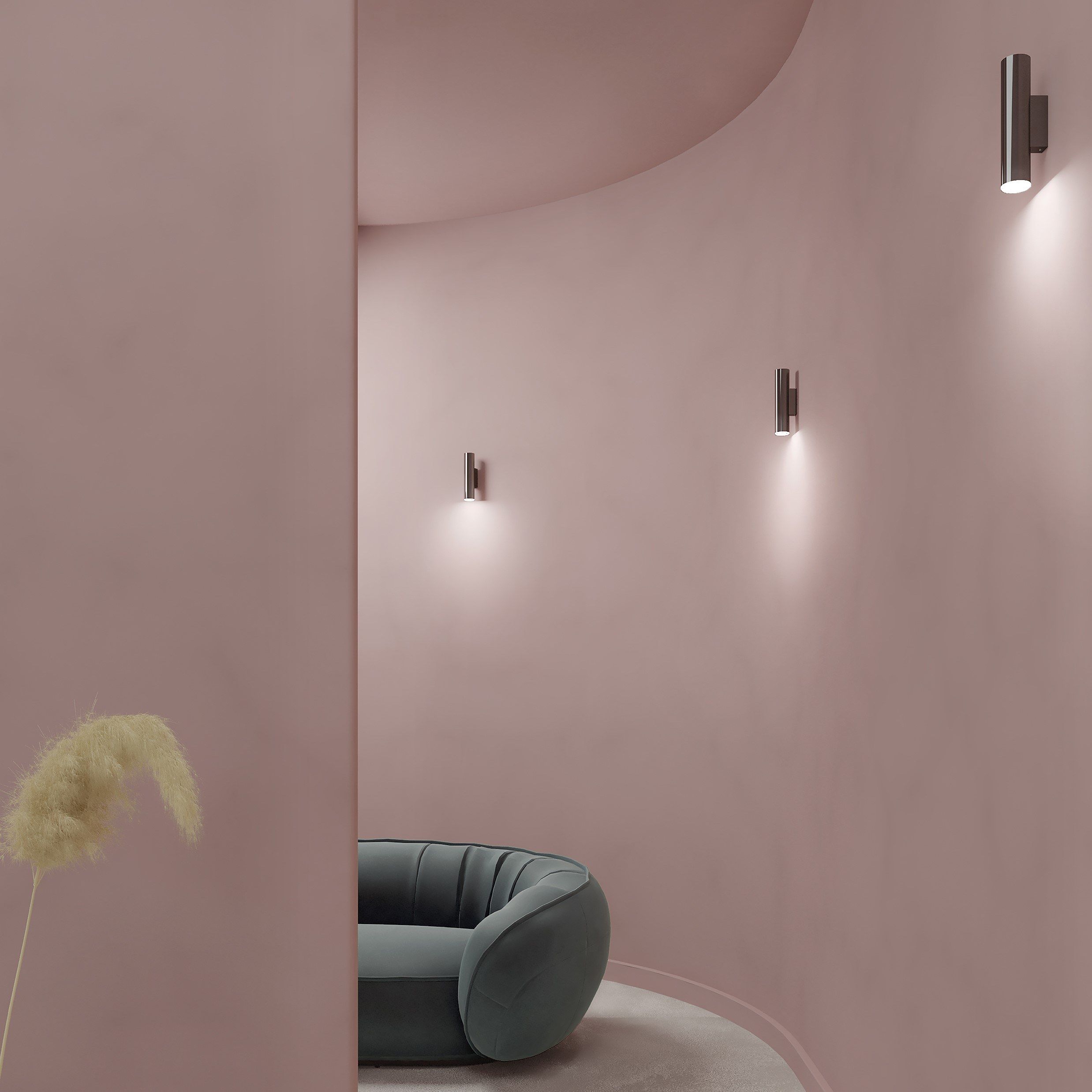 Алюминиевый светодиодный настенный светильник Martinelli Luce Koko Uno ARCH-00148189 - Вид №2