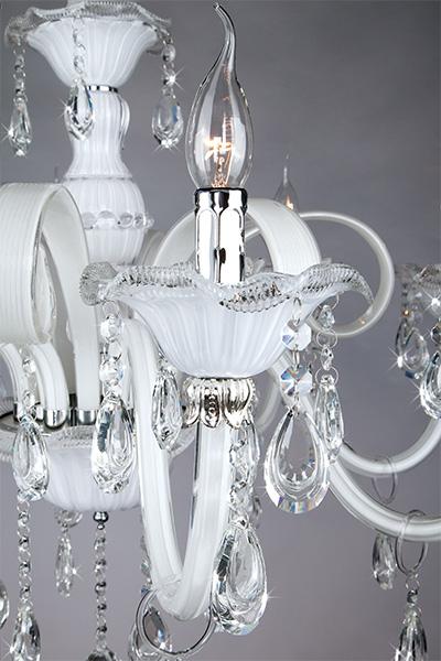 Подвесная люстра Bogates 248/8 Strotskis BOGATES ДИЗАЙНЕРСКИЕ 185938 Белый  - Вид №1