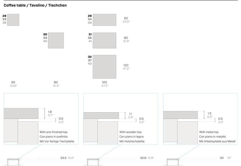 Fantin Низкий металлический стол Aer sun-id-1371362 - Вид №3