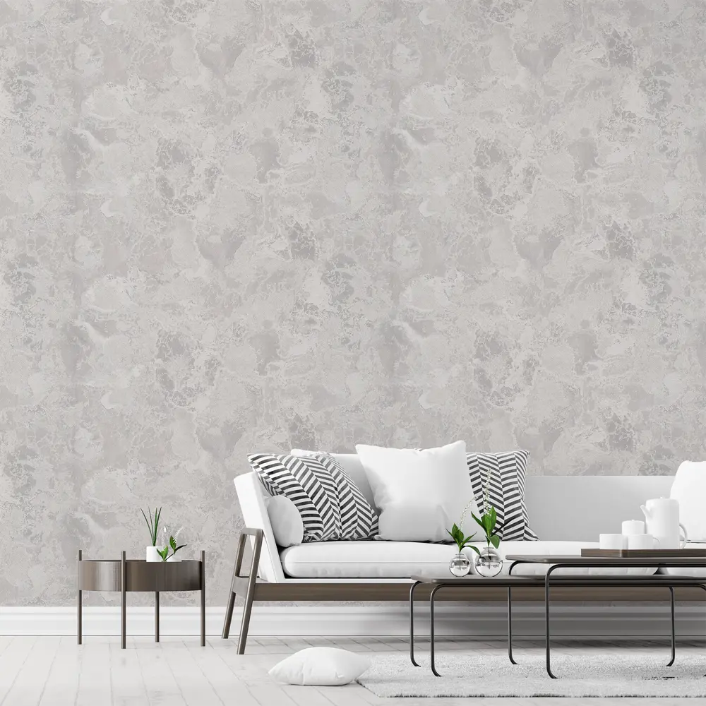 WALLDECOR Fantom - флизелиновые обои бежевого цвета с рельефной текстурой 89358541 STLM-0830566 - Вид №2