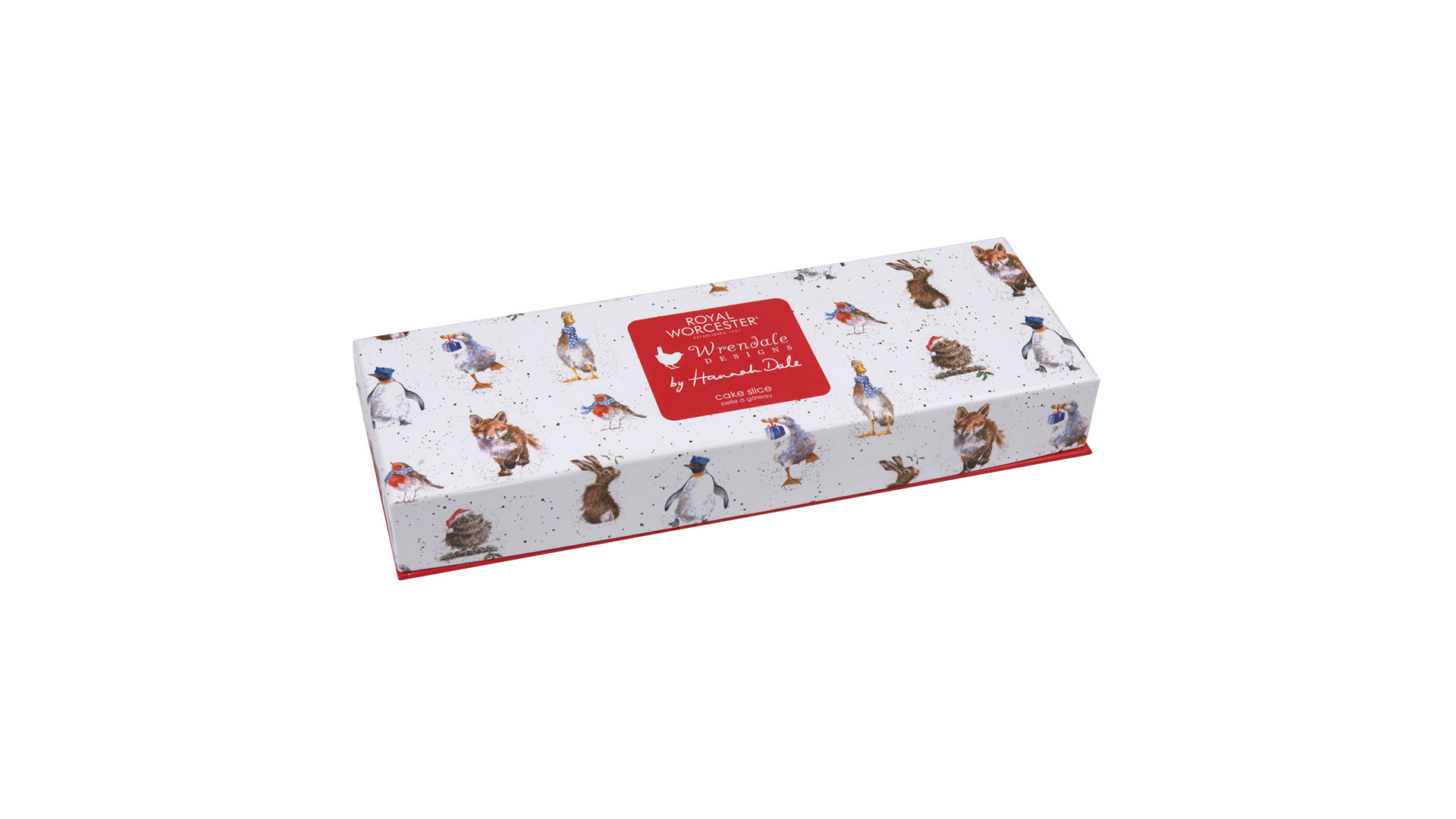 10623888 Royal Worcester Лопатка для торта Royal Worcester "Забавная фауна. Утка", 25см, п/к Фарфор костяной  - Вид №2