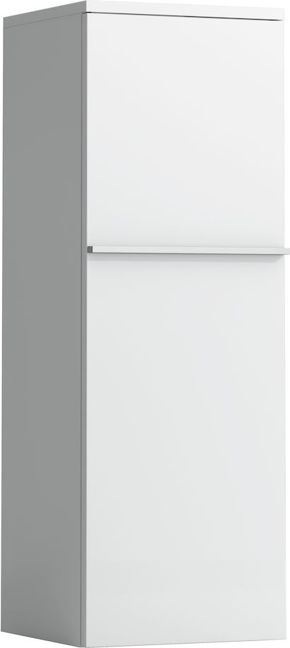 H4020120754751 Шкафчик средний, 2 полки стеклянные, петли справа LAUFEN PRO