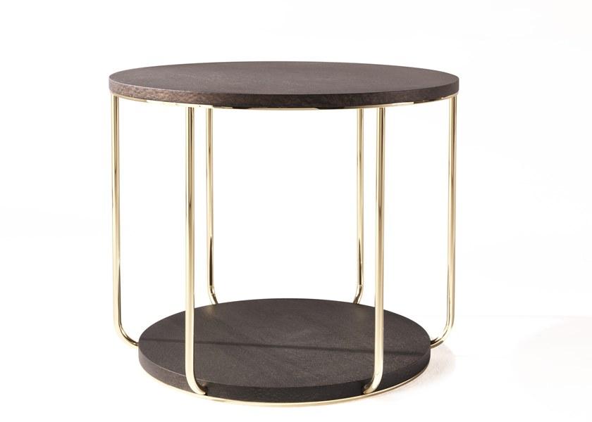 ETRO Home Interiors Круглый деревянный журнальный столик  E.amb.232.a  - Вид №2