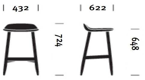 Herman Miller Табурет из дерева Crosshatch sun-id-1409022 - Вид №14