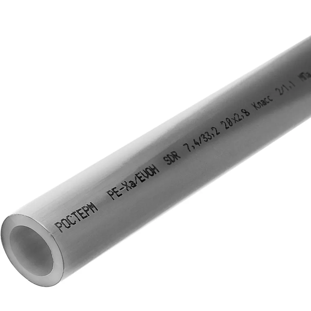 Труба РОСТЕРМ PE-Xa EVOH 20 мм для отопления и водоснабжения 84341363 STLM-0048668 - Вид №1