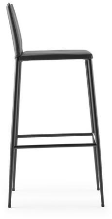 ONDARRETA Высокий кожаный табурет со спинкой Moka sun-id-1505082 - Вид №3