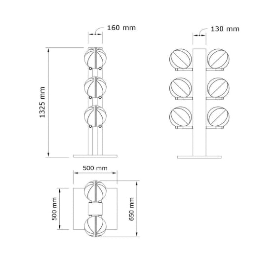 Набор взвешенных шариков из дерева и кожи PENT Мокса ARCH-00038905 - Вид №3