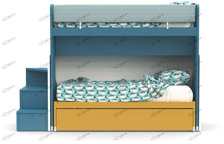 Nidi Выдвижная двухъярусная кровать sun-id-1449074
