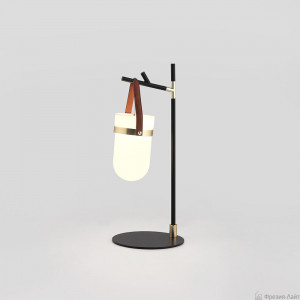 Aromas S1264 black/brass лампа настольная