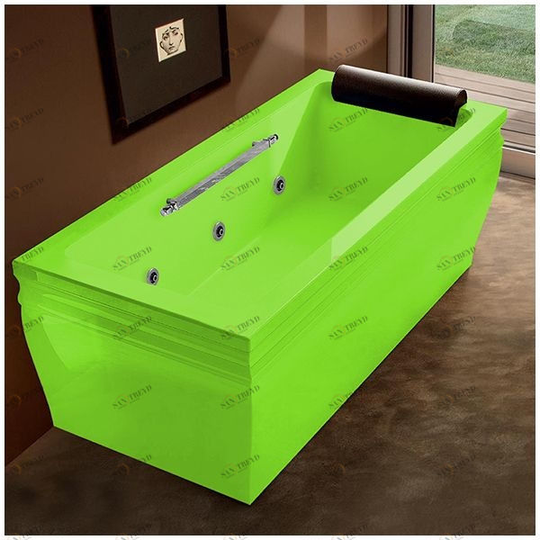 Ванна с гидромассажем салатовая Gruppo Treesse Blanque 1880 DXSTXV168BS